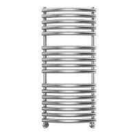 Полотенцесушитель водяной TERMINUS Капри П17 500х1200 в комплекте с вентилями 3/4 на 1/2