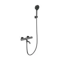 Смеситель для ванны с душем и термостатом WONZON & WOGHAND, Темный графит (WW-B3029-A1-BGG)