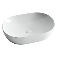Умывальник Ceramicanova чаша накладная овальная Element 600x415x135мм