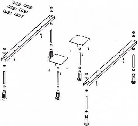 Ножки для акриловой ванны Riho Plus POOTSET07