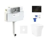 Комплект инсталляции и унитаза 5 в 1 Lavinia Boho Relfix Bristol 87551061