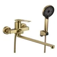 Смеситель для ванны Savol S-009024C, матовое золото