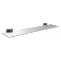 Стеклянная полка для ванной WONZON & WOGHAND, Темный графит (WW-9327)