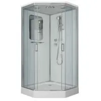 Душевая кабина Niagara Premium NG-6002-01D 100х100х220, низкий поддон 16 см, стекло прозрачное