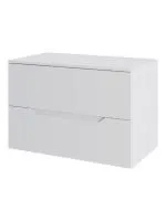 Orange Line Li-80TuwMDF Тумба подвесная 80 столешница МДФ, матовый белый