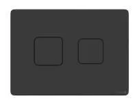 Кнопка Cersanit ACCENTO SQUARE для AQUA 50 пневматическая пластик черный матовый, 63838