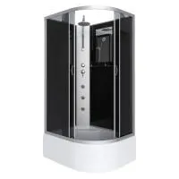 Душевая кабина Niagara Classic NG-2510-14LBKTG 120х80х210-240, высокий поддон 40 см, стекло тонированное