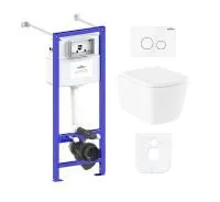 Комплект инсталляции и унитаза 6 в 1 Lavinia Boho Relfix Aveo Rimless 77050215