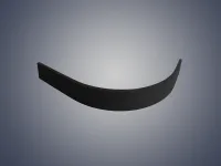 Экран для поддона WeltWasser WW SKR90-BL 880х880х100 мм полукруглый