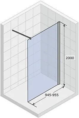 Душевая перегородка Riho Novik Z400 100 GZ4100000