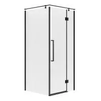 Душевое ограждение  Niagara Nova  NG-6832-34BLACK (100*100*195) квадрат, двери распашные