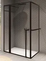Душевой уголок Riho Lucid GD203 130х90 GD213B090 черный матовый