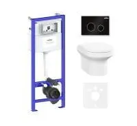 Комплект инсталляции и унитаза 6 в 1 Lavinia Boho Grance Hill Rimless 87561008