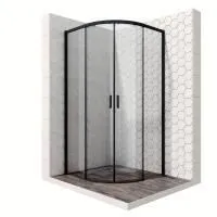 Душевое ограждение Ambassador Queen 11011201Black 900x900x2000