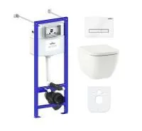Комплект инсталляции и унитаза 6 в 1 Lavinia Boho Relfix One Rimless 77050165