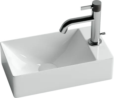 Умывальник Ceramicanova чаша накладная квадратная Element 400x400x140мм