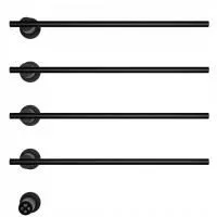 Полотенцесушитель электрический встраиваемый WONZON & WOGHAND, Черный матовый (WW-A364-MB)