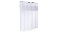 Шторка для ванной Fixsen Hotel FX-5115E прозрачная