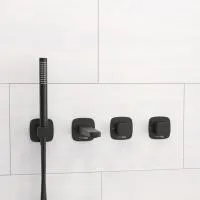 Встраиваемый комплект для ванны WasserKRAFT с лейкой и изливом A9151.264.315.327.242.217