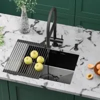 Кухонная мойка RoxenBath Uno 54 PVD графит (текстурное покрытие)