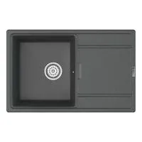 Мойка кухонная Point Лаура 78 PN3005GR, графит