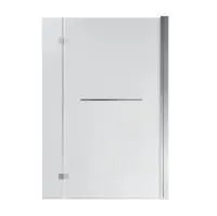 Шторка для ванны Grossman GR-108 (15х80*140) алюминиевый профиль, стекло прозрачное 6мм