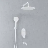 Встраиваемый комплект для ванны с верхней душевой насадкой, лейкой и изливом WasserKRAFT А85161