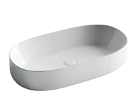Умывальник Ceramicanova чаша накладная овальная Element 675x350x140мм