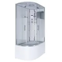 Душевая кабина Niagara Ultra NG-310-01R 120х80х220, высокий поддон 48 см, стекло прозрачное с матовой полосой