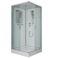 Душевая кабина Niagara Premium NG-6002-01Q 100х100х210, низкий поддон 16 см, стекло прозрачное