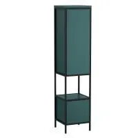 Пенал напольный Cersanit BOTANIQUE 30 универсальный зелёный, 63016