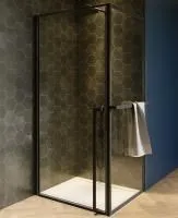Душевой уголок Riho Lucid GD201 80х90 GD208B090 черный матовый