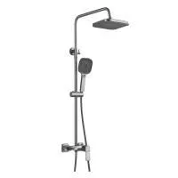 Душевая система Shevanik S9736T, оружейная сталь