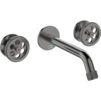 Смеситель для раковины Laveo Muro BAU_922P скрытого монтажа графит