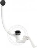 Сифон для ванны автоматический FILARETE FL90 (Черный матовый)