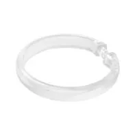 Набор колец для шторы в ванную комнату IDDIS Transparent RID010P