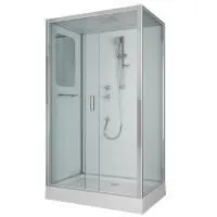 Душевая кабина Niagara Premium NG-6012-01QR 120х80х210, низкий поддон 16 см, стекло прозрачное