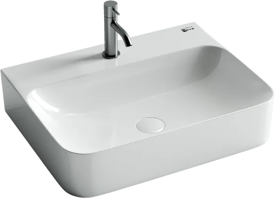 Умывальник Ceramicanova AURA с 1 отверстием для смесителя, без перелива 610x480x140мм