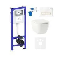 Комплект инсталляции и унитаза 7 в 1 Lavinia Boho Relfix One 75110062