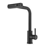 Смеситель для кухни с мультифункциональным изливом Shevanik S263H, черный