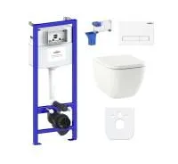 Комплект инсталляции и унитаза 7 в 1 Lavinia Boho Relfix One 87040049
