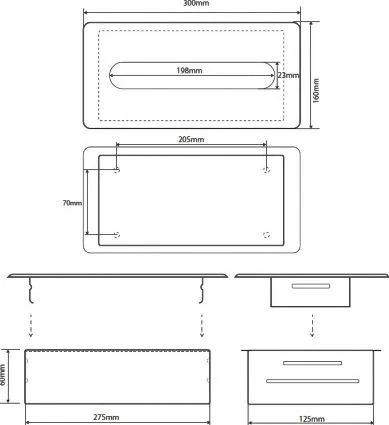 Диспенсер для бумажных салфеток Bemeta Hotel 113103021