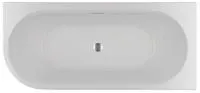 Акриловая ванна Riho Desire Corner Links Velvet Sparkle System BD06220S1WI1144 184x84 L белый/черный матовый