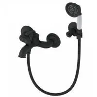 Смеситель для ванны с душем WONZON & WOGHAND, Черный матовый (WW-88639008-MB)