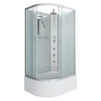 Душевая кабина Niagara Classic NG-2310-14RBKTG 120х80х200-240, высокий поддон 40 см, стекло матовое