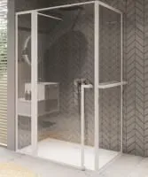 Душевой уголок Riho Lucid GD203 110х90 GD211W090 белый матовый