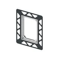 Монтажная рамка TECE TECEfilo для монтажа на уровне стены Хром глянцевый 9242040